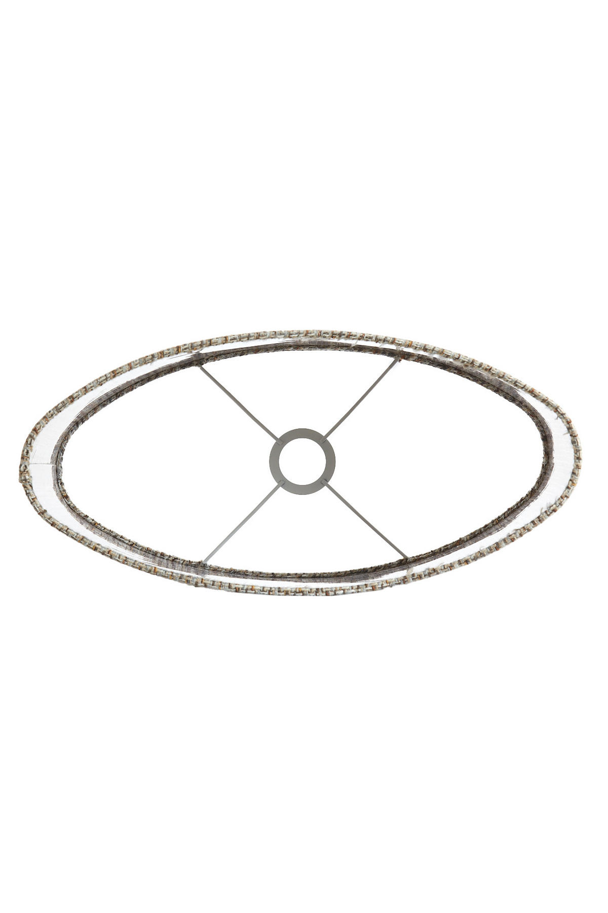 LAMPENSCHIRM Okavi Braun 45/21/32 cm - Braun, Textil (45/21/32cm) - Light & Living