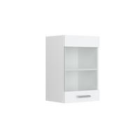 KÜCHENGLASSCHRANK R-Line Weiß Hochglanz 40 cm - Weiß Hochglanz/Weiß, Holzwerkstoff (40/60/31cm) - Vicco