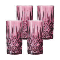 LONGDRINKGLÄSER Noblesse Berry 395 ml 4er Set - Beere, Glas (0.395L) - Nachtmann