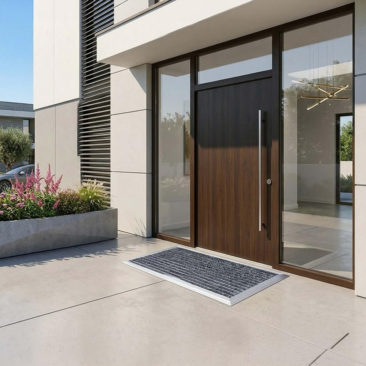 ROHOŽ - viacfarebná, kov/textil (80/50cm) - Relaxdays