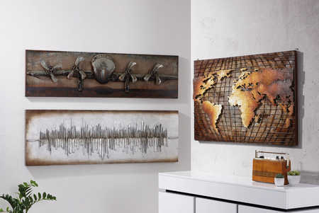Trä & metall tavlor