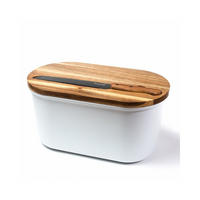 BROTKASTEN Weiß 37.5/21.5/19 cm 73940 - Weiß, Holz (21.5/19/37.5cm) - Husla 