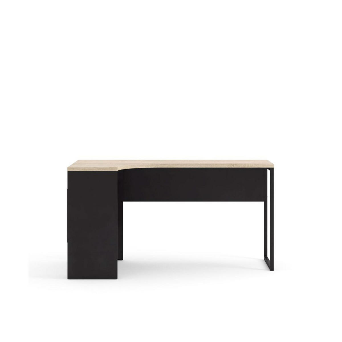 SCHREIBTISCH Schwarz - Schwarz, Holzwerkstoff (81/145/77cm) - ebuy24