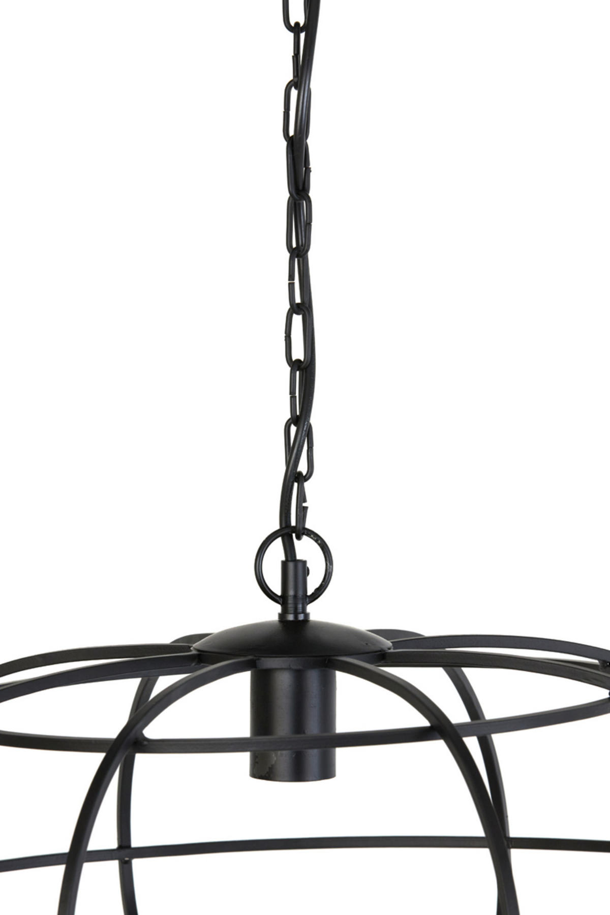 HÄNGELAMPE Imelda Schwarz Ø53/28 cm - Schwarz, Metall (53/53/28cm) - Light & Living