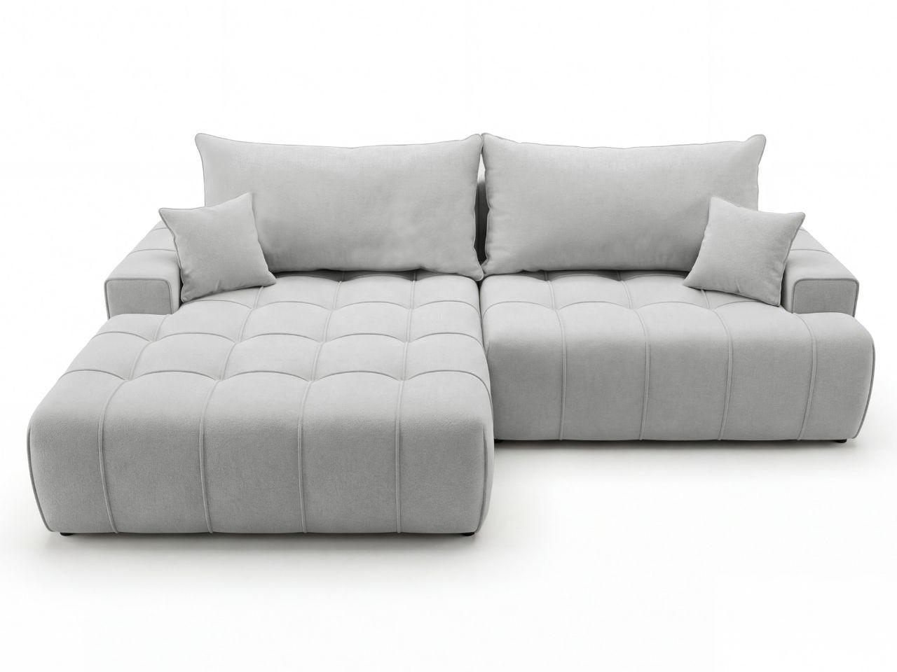 ECKSOFA Tulio Grau Links - Grau, Holz/Textil (270/165cm) - Graingold