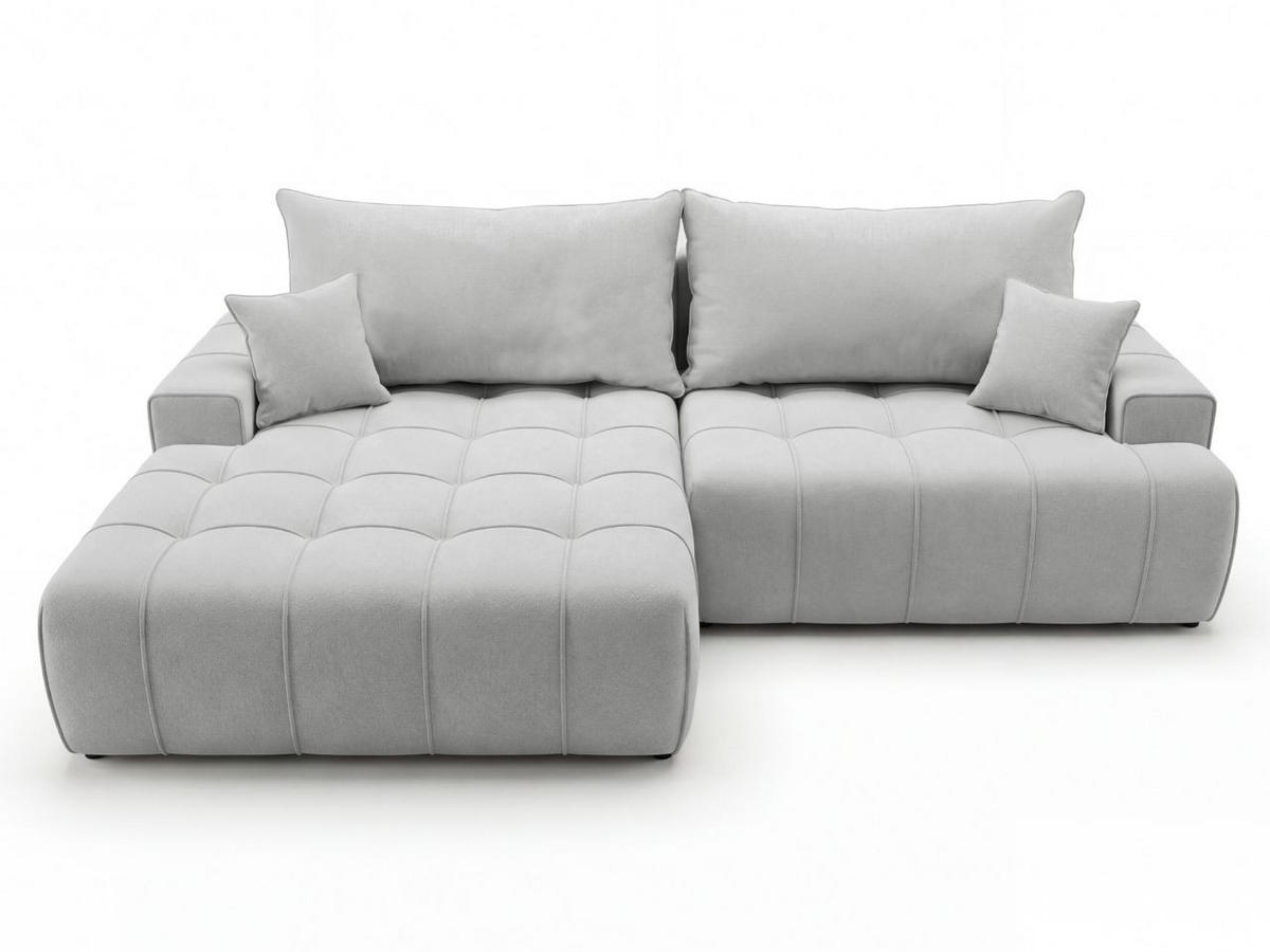 ECKSOFA Tulio Grau Links - Grau, Holz/Textil (270/165cm) - Graingold