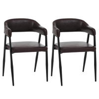 ESSZIMMERSTUHL Dunkelbraun - Dunkelbraun, Kunststoff (51/77/52cm) - MCW