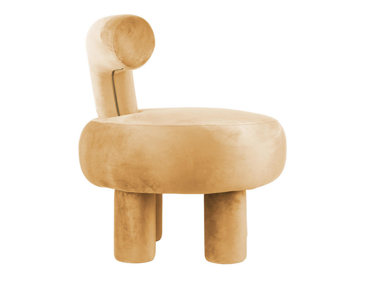 SESSEL Abrazo 58/58/67 cm - Braun, Textil (58/67/58cm) - Leitmotiv
