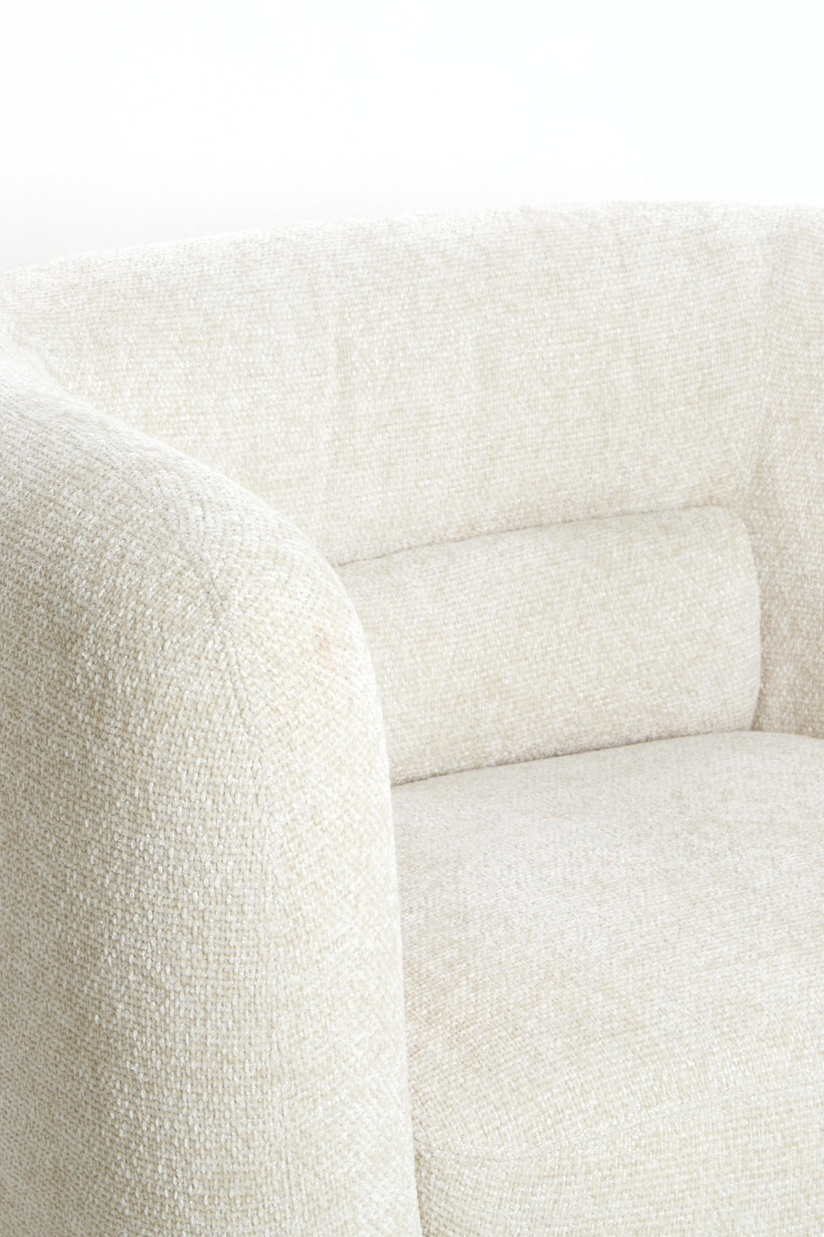 SESSEL Kialy Weiß 105/85/81 cm - Weiß, Holz (85/81/105cm) - Light & Living