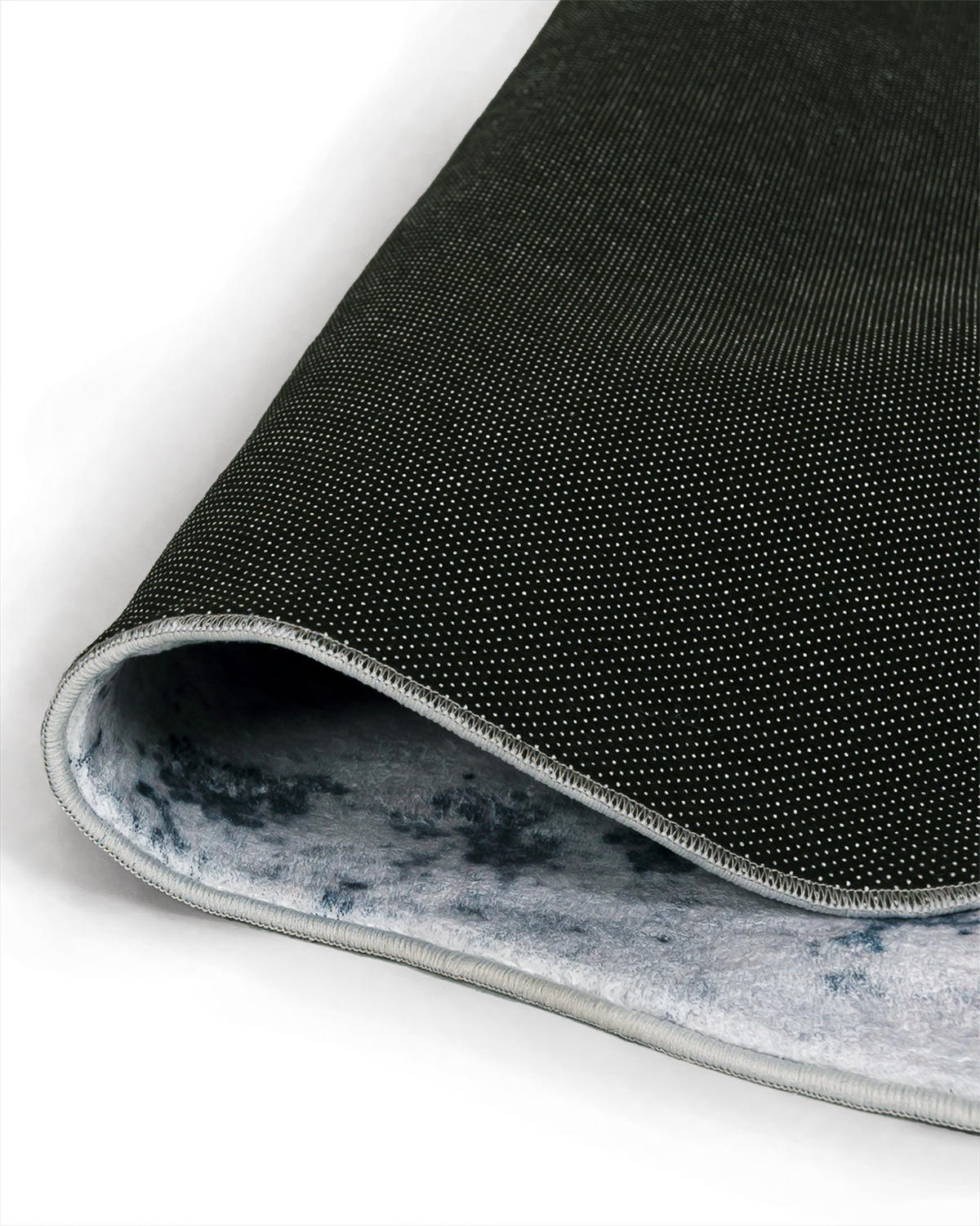 TEPPICH Arona Pabra Mazovia Unregelmäßige Form 120x160cm Blau Grau Abstrakt Kurzflor - Grau, Textil (120/160cm) - Mazovia