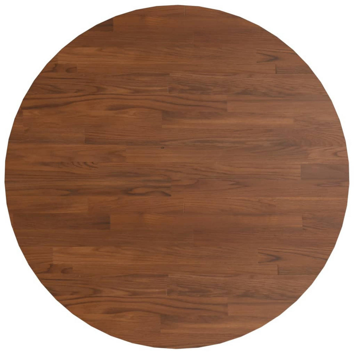 TISCHPLATTE Runde Dunkelbraun Ø70/1,5 Cm Behandeltes Eichenholz - Dunkelbraun, Holz (70/70/1.5cm) - vidaXL