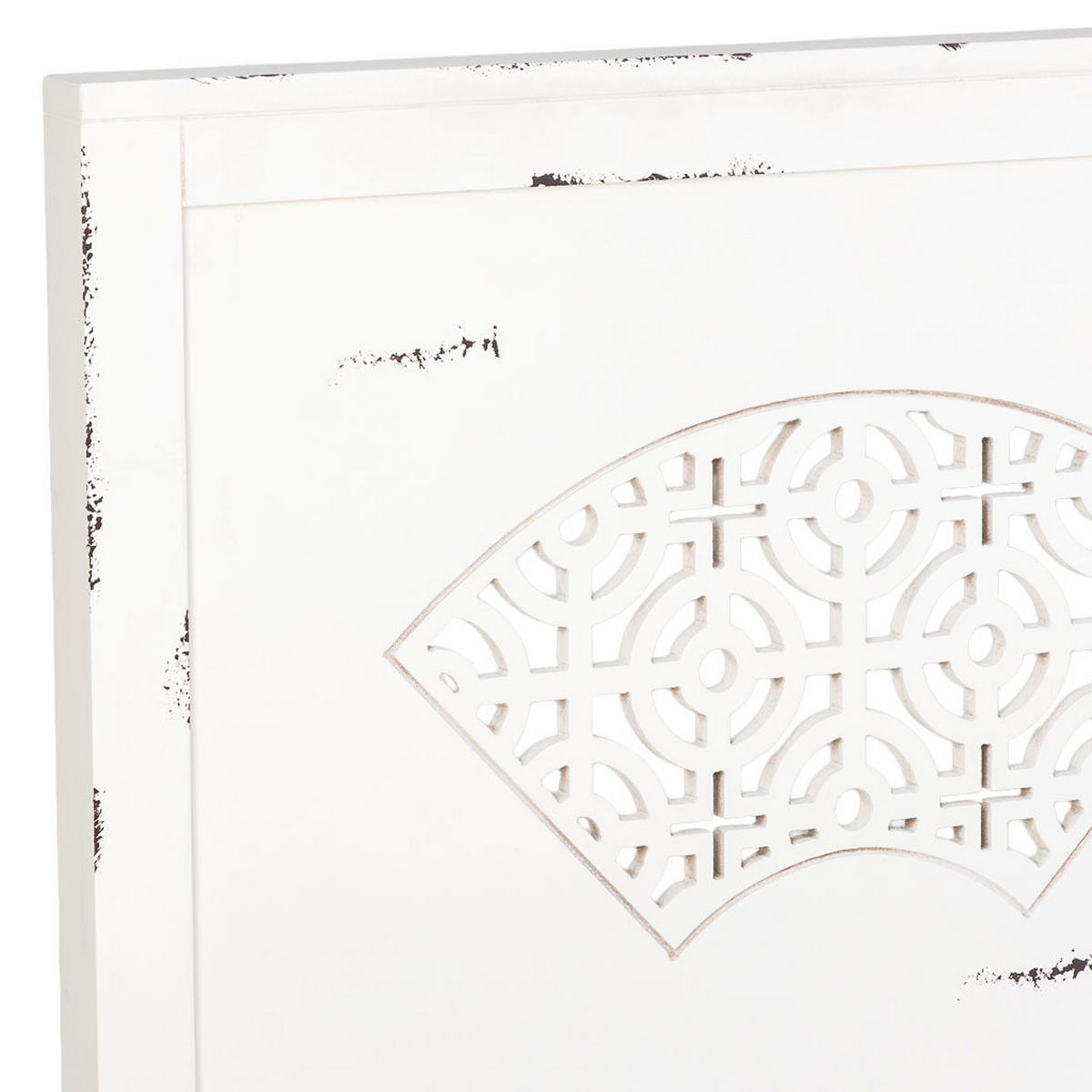 BETTKOPFTEIL 150x5x130 cm - Weiß, Holz (150/5cm) - Wanderlust