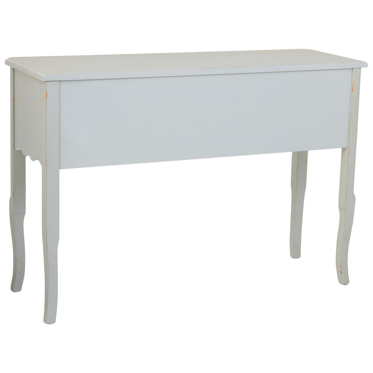 FLURTISCH aus holz mit 3 schubladen 120x40x82 cm - Weiß, Holz (40/120/82cm) - Wanderlust