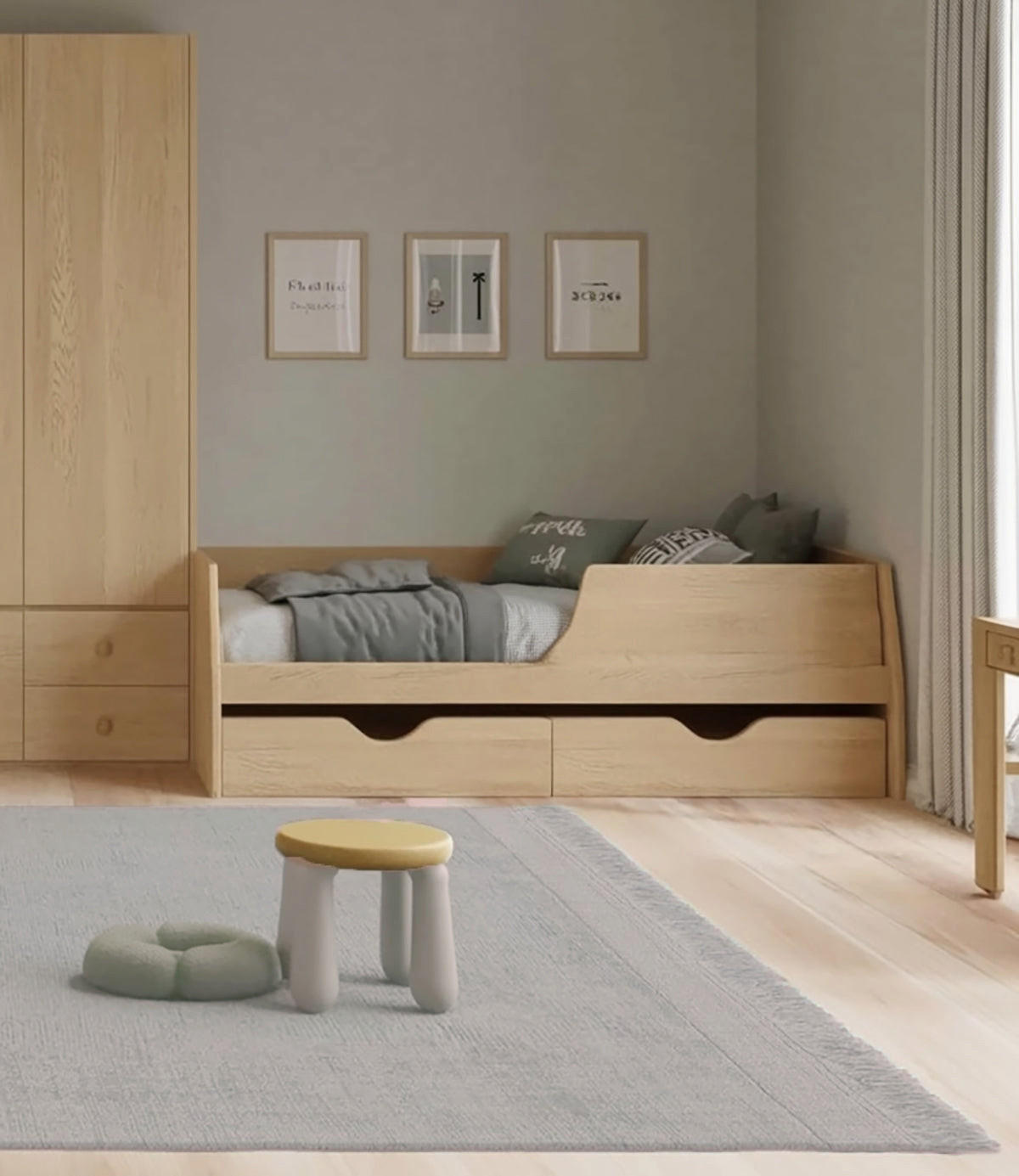 TEPPICH handgefertigt Wolle Baumwolle grau - Grau, Naturmaterialien (160/230cm) - AFK Living