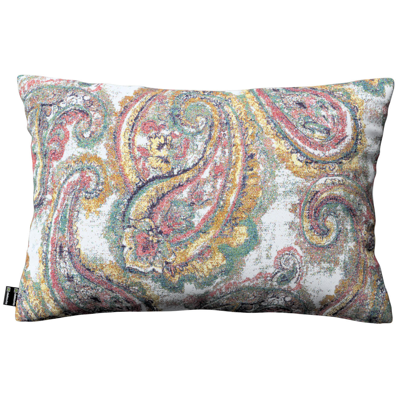 KISSENHÜLLE Cosy Home grün- rosa, 47x28 cm - Rosa, Textil (47/28cm) - Dekoria