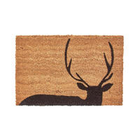 FUSSMATTE Hirsch, Kokos 40/60 cm - Naturfarben, Naturmaterialien (40/60cm) - Homescapes