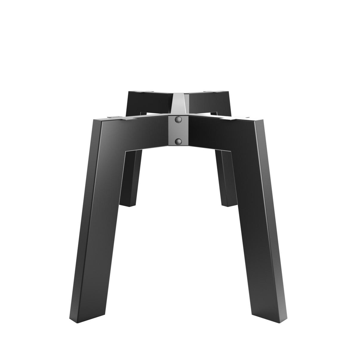 TISCHBEIN Barax Special Extreme Schwarz Metall 200/80/72 cm - Schwarz, Metall (80/72/200cm) - Metalo Pro