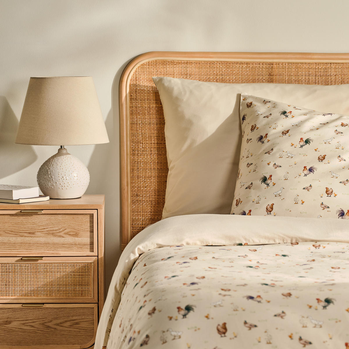 BETTWÄSCHE Alti - Beige, Textil (200/220cm) - home&you