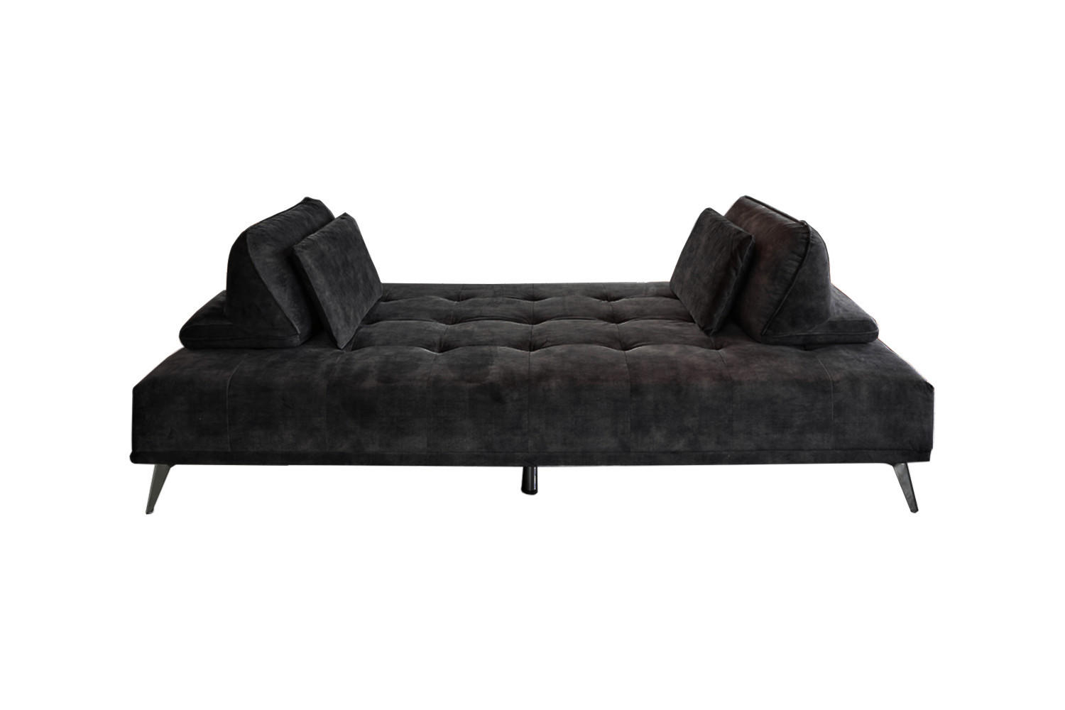 Kawola Sofa Anthrazit 240x80x110 cm
