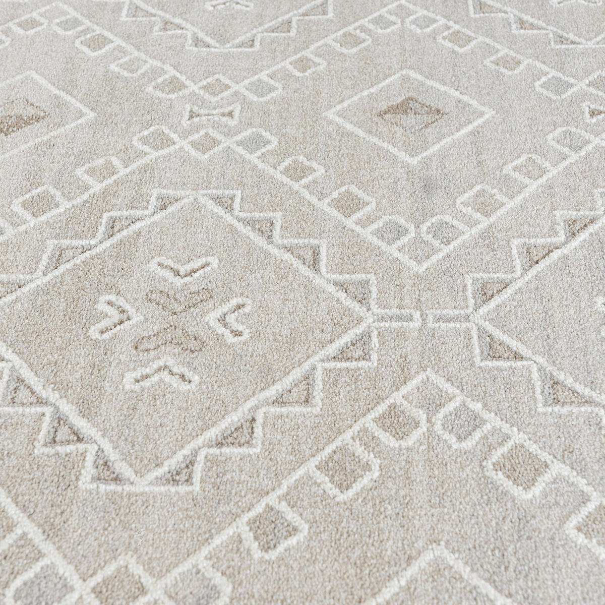 TEPPICH Beige Ethnisch, Geometrisch - Rechteckig Moderne - 250 x 350 cm - Beige/Cappuccino, Textil (250/350cm) - Mazovia