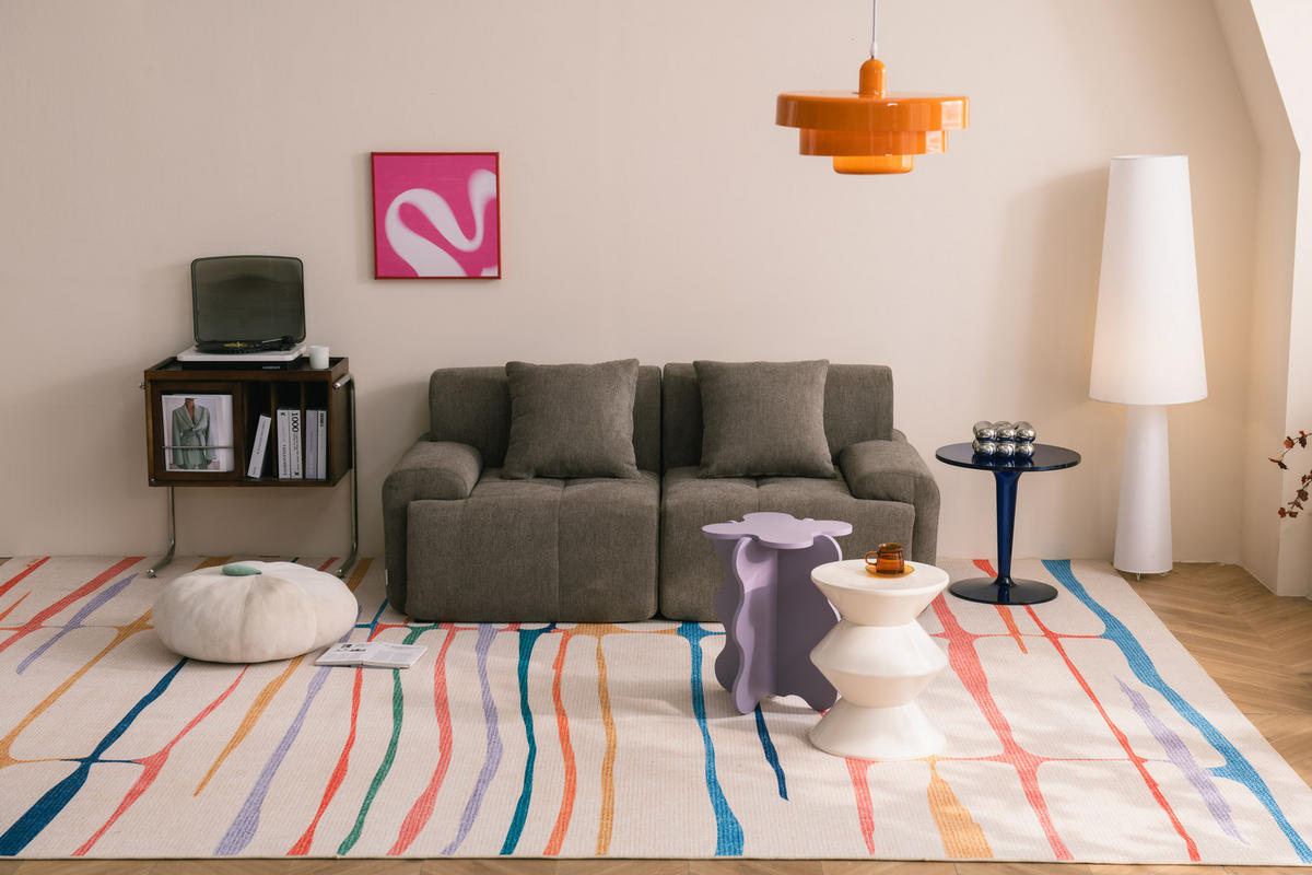 2-SITZER-SOFA Chenille Aschbraun - Braun, Textil (180/73/95cm) - MILYsofa