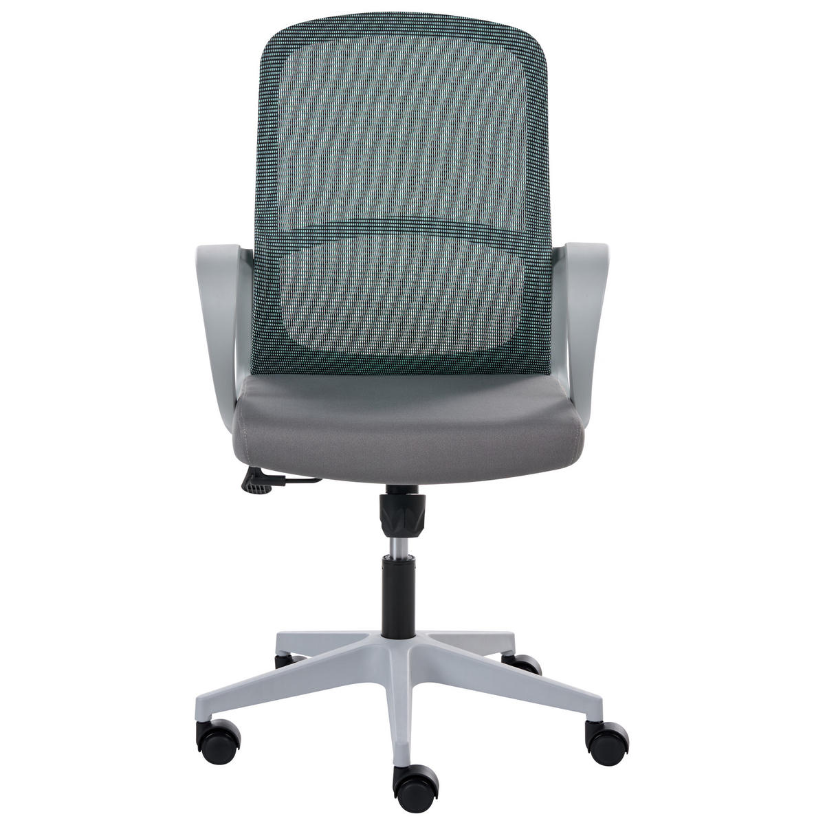 BÜROSTUHL Grau Senta - Grau, Textil (61/97/65cm) - Beliani