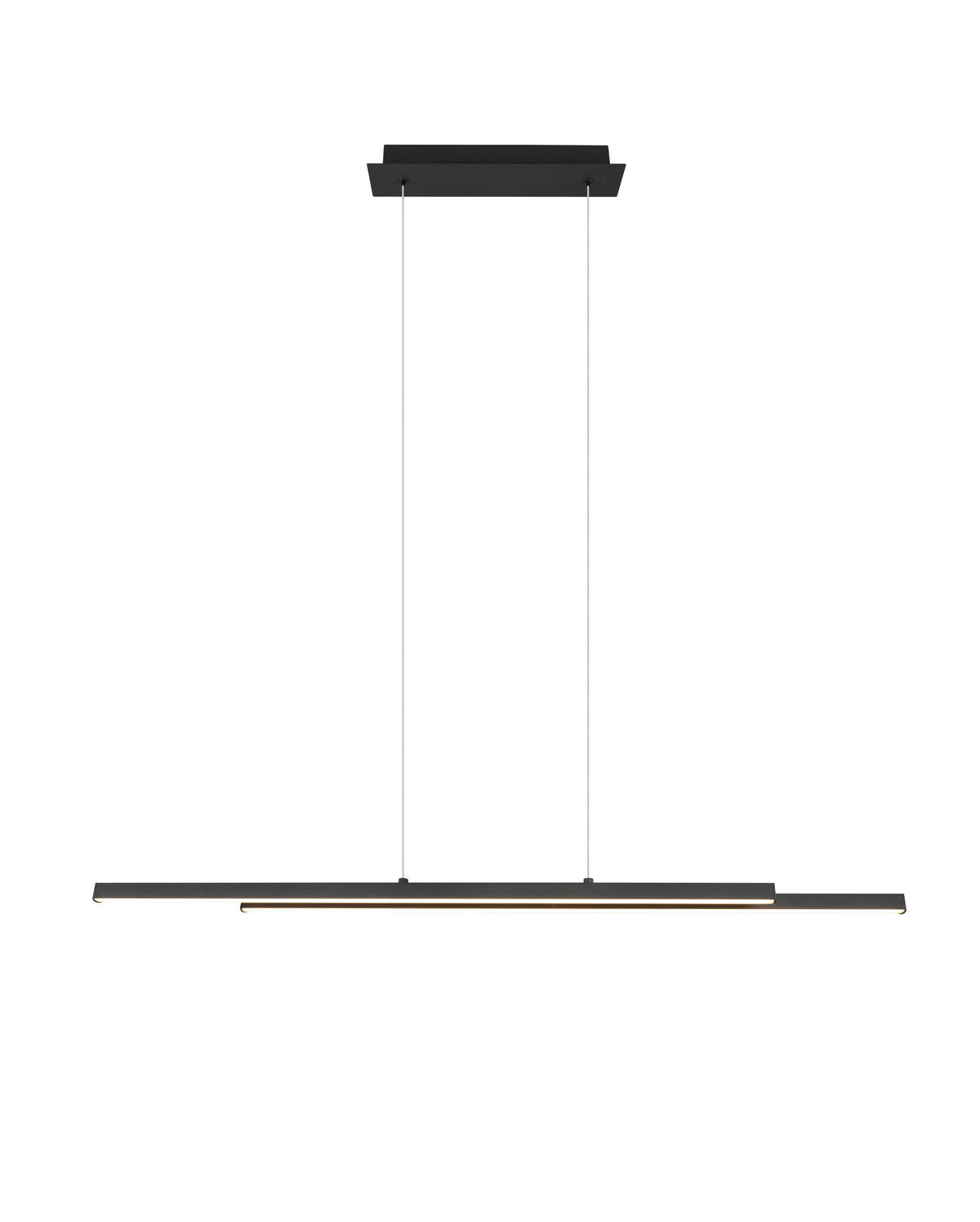 HÄNGELAMPE ODIO - Schwarz - 0/0/150 cm - Schwarz, Metall (110/110/150cm) - Trio Leuchten