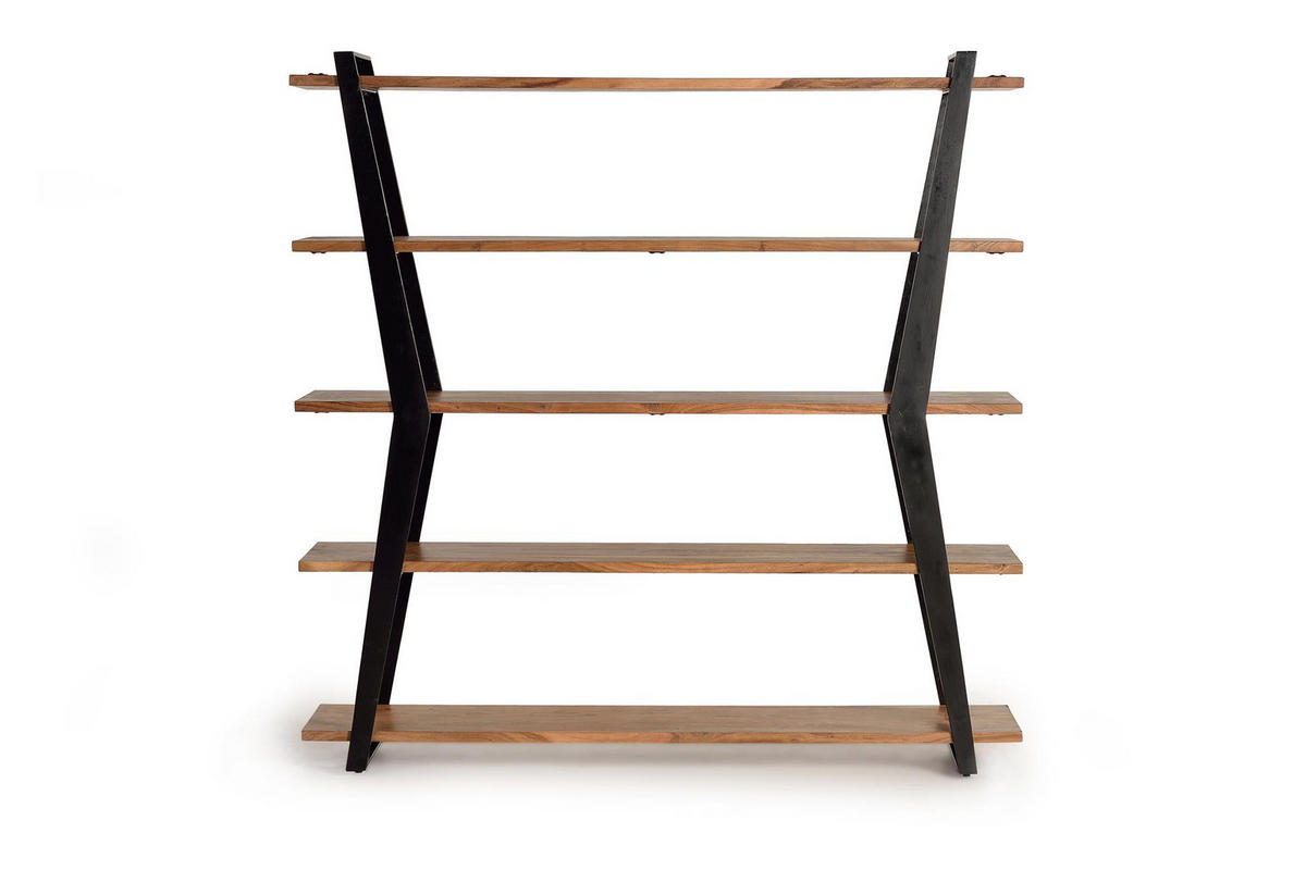 BÜCHERREGAL in Akazie - Braun, Holz (178/178/40cm) - Giner y Colomer