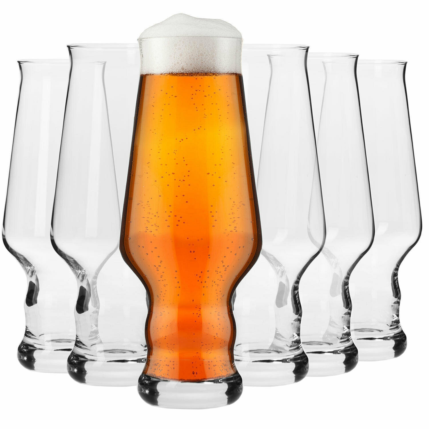 IPA BIERGLÄSER, 6er-Set, 400 ml - Transparent, Glas (0.4L) - Krosno Glass