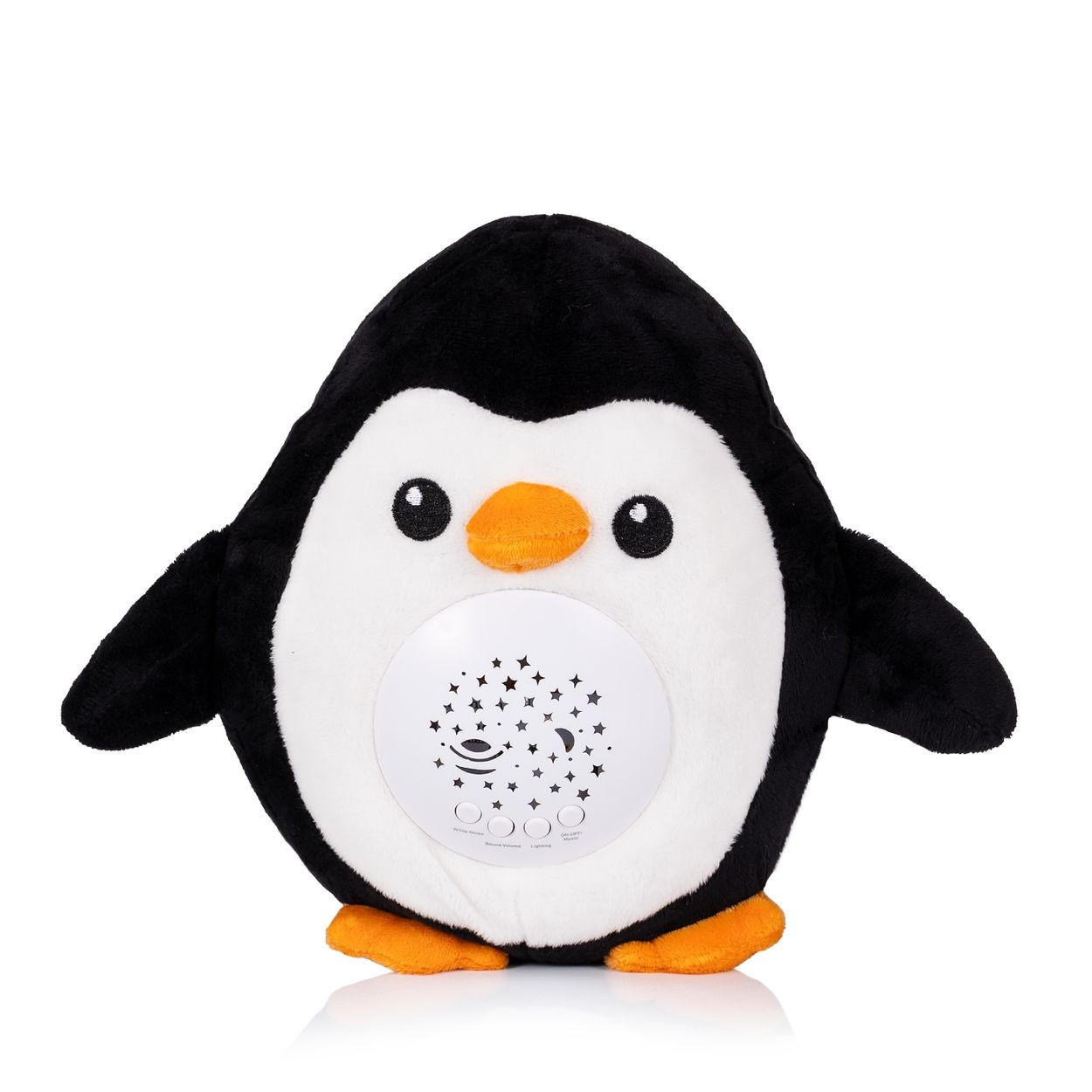 MUSIKSPIELZEUG Spieluhr-Plüschtier PIL0251 schwarz 100% Polyester, LED-Projektor, Licht, Lautstärke, Lernspielzeug - Schwarz, Textil (22/25/15cm) - Chipolino