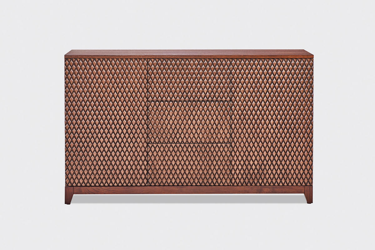 SIDEBOARD COPAS Braun Holz - Braun, Eichenholz/Holz (140/85/40cm) - KAWOLA