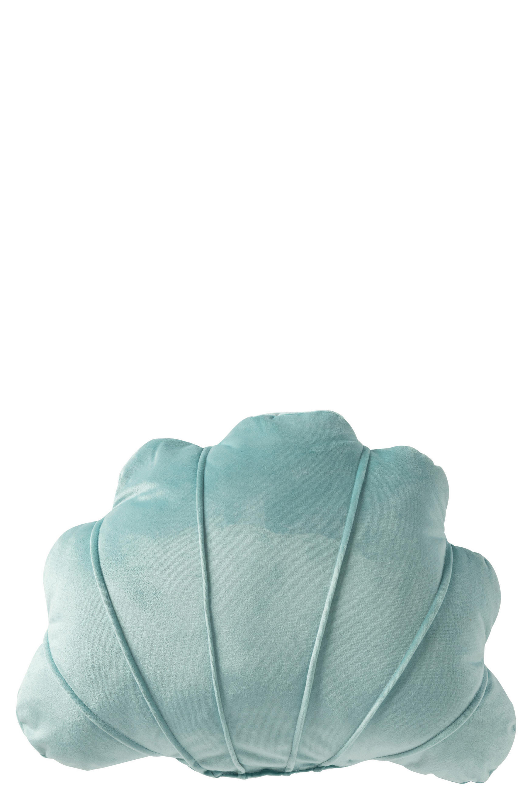 KISSEN MUSCHEL Blau - Blau, Textil (37/30cm) - J-Line