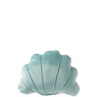 KISSEN MUSCHEL Blau - Blau, Textil (37/30cm) - J-Line