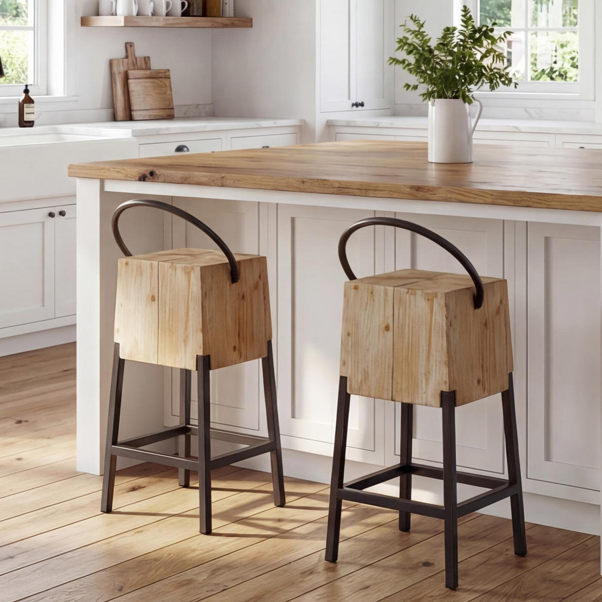 BARHOCKER Braun - Braun, Holz (40/93/41cm) - MCW