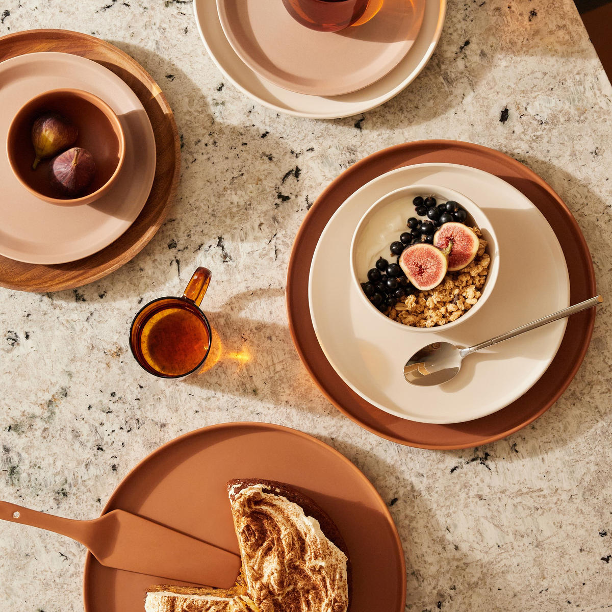 DESSERTTELLER Terro - Hellbraun, Stein (21.5cm) - home&you