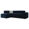 ECKSOFA Lordin, Seite: Links - Blau, Holz/Textil (267/205cm) - MIRJAN24