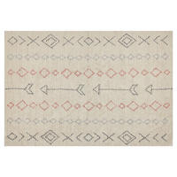 KURZFLOR-TEPPICH Dispur 200/140 cm - Beige, Textil (140/200cm) - Beliani