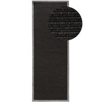 OUTDOORLÄUFER Nandi Schwarz 70x200 cm - Schwarz, Kunststoff/Textil (70/1cm) - KUNSTLOFT
