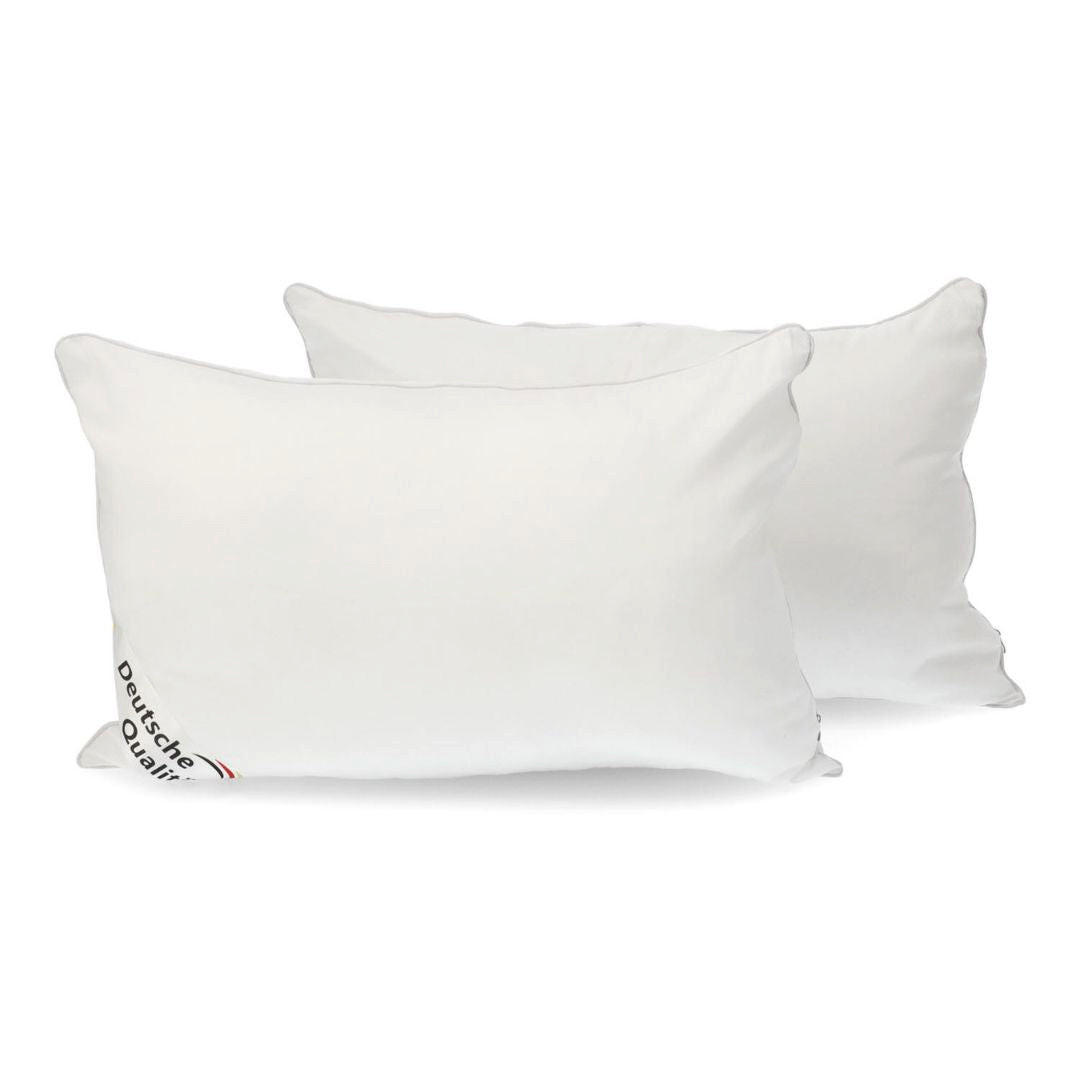 KOPFKISSEN 2er Set 40x60 - Weiß, Textil (40/60cm)