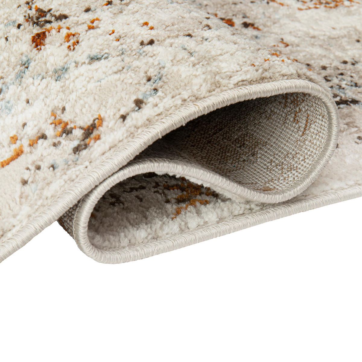 TEPPICH RETRO Weiß 120/170 cm - Weiß, Textil (120/170cm) - Tapiso