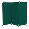 PARAVENT 2 Stück 3-tlg. 170x165 cm Grün - Grün, Metall (170/165cm) - QUICK STAR