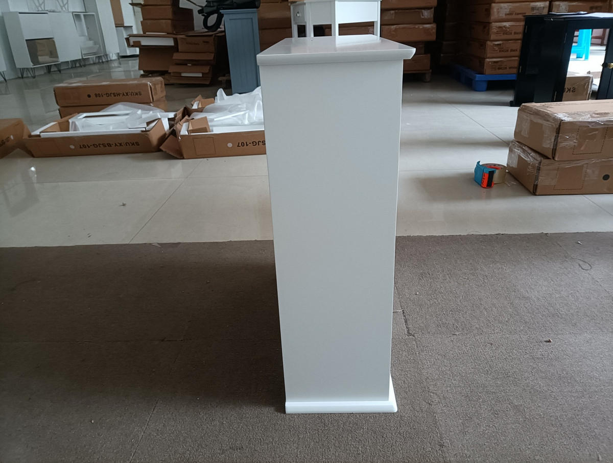 BADEZIMMERSPIEGELSCHRANK 50x20x60 cm Weiß aus Holzwerkstoff mit Spiegel - Weiß, Holzwerkstoff (50/60/20cm) - Modfu