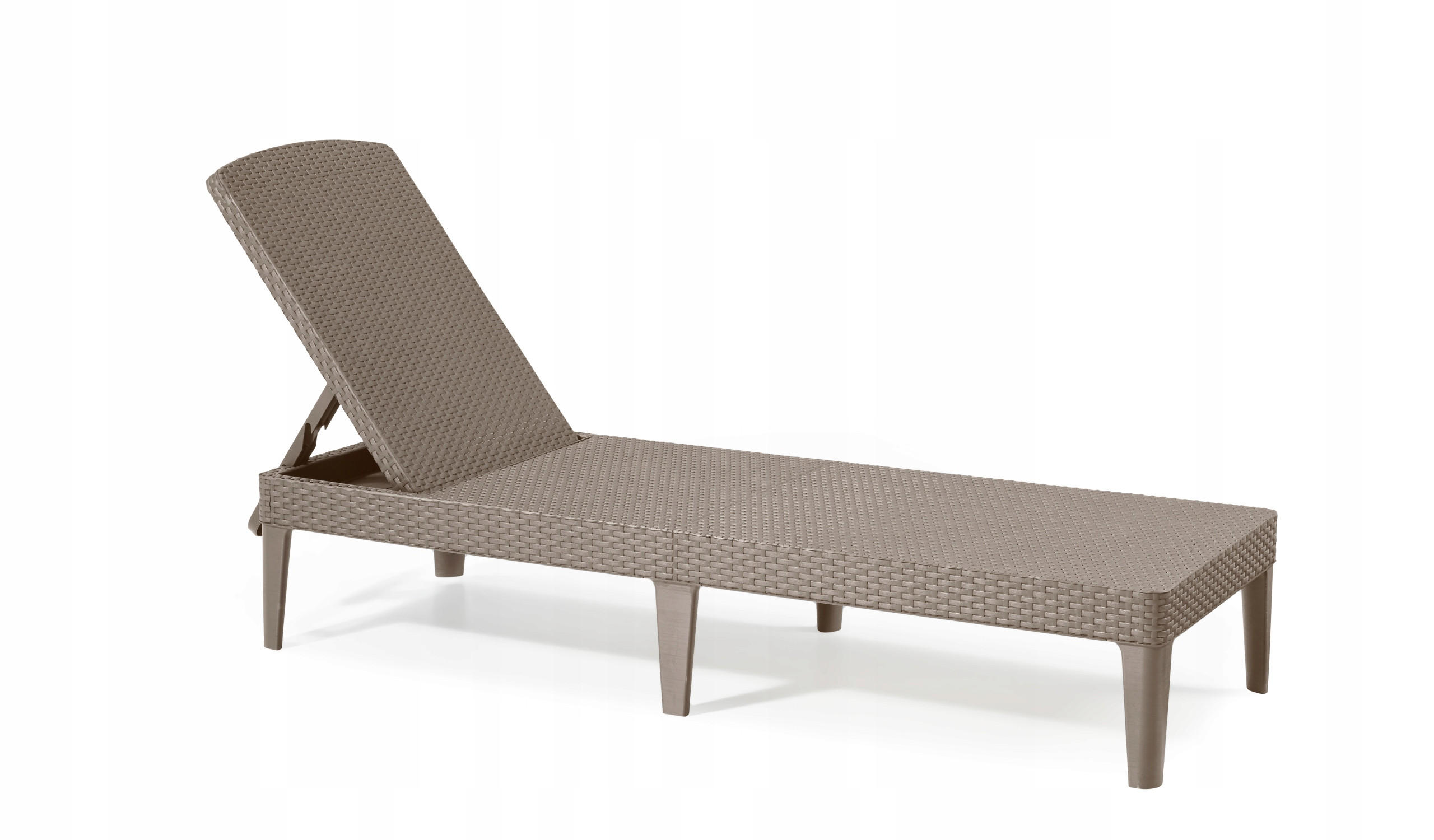 GARTENLIEGE 58 x 151 cm, Cappuccino - Cappuccino, Kunststoff (58/151cm) - KADAX