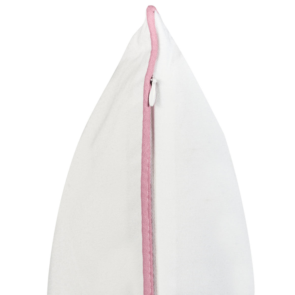 GARTENKISSEN 2er-Set Purpur 45/45 cm Tvista - Violett/Weiß, Textil (45/12/45cm) - Beliani