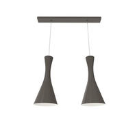 HÄNGELEUCHTE - Graubraun, Metall (20/70/120cm) - Lumicom