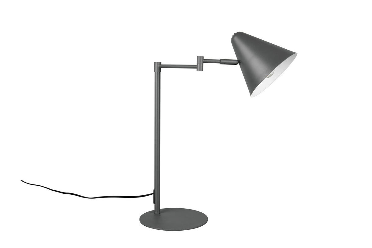 TISCHLAMPE COSIMA - Anthrazit - 15/15/50.5 cm - Anthrazit, Metall (41.5/41.5/50.5cm) - Trio Leuchten