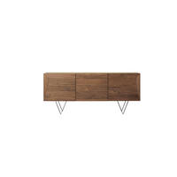 SIDEBOARD Metric Braun aus Walnuss - Braun, Holz (175/75/46cm) - Tikamoon