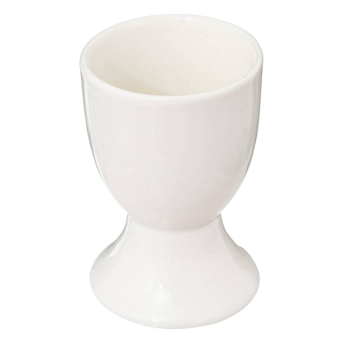 EIERBECHER Nora 7 cm - Weiß, Keramik (4.7/7/4.7cm)