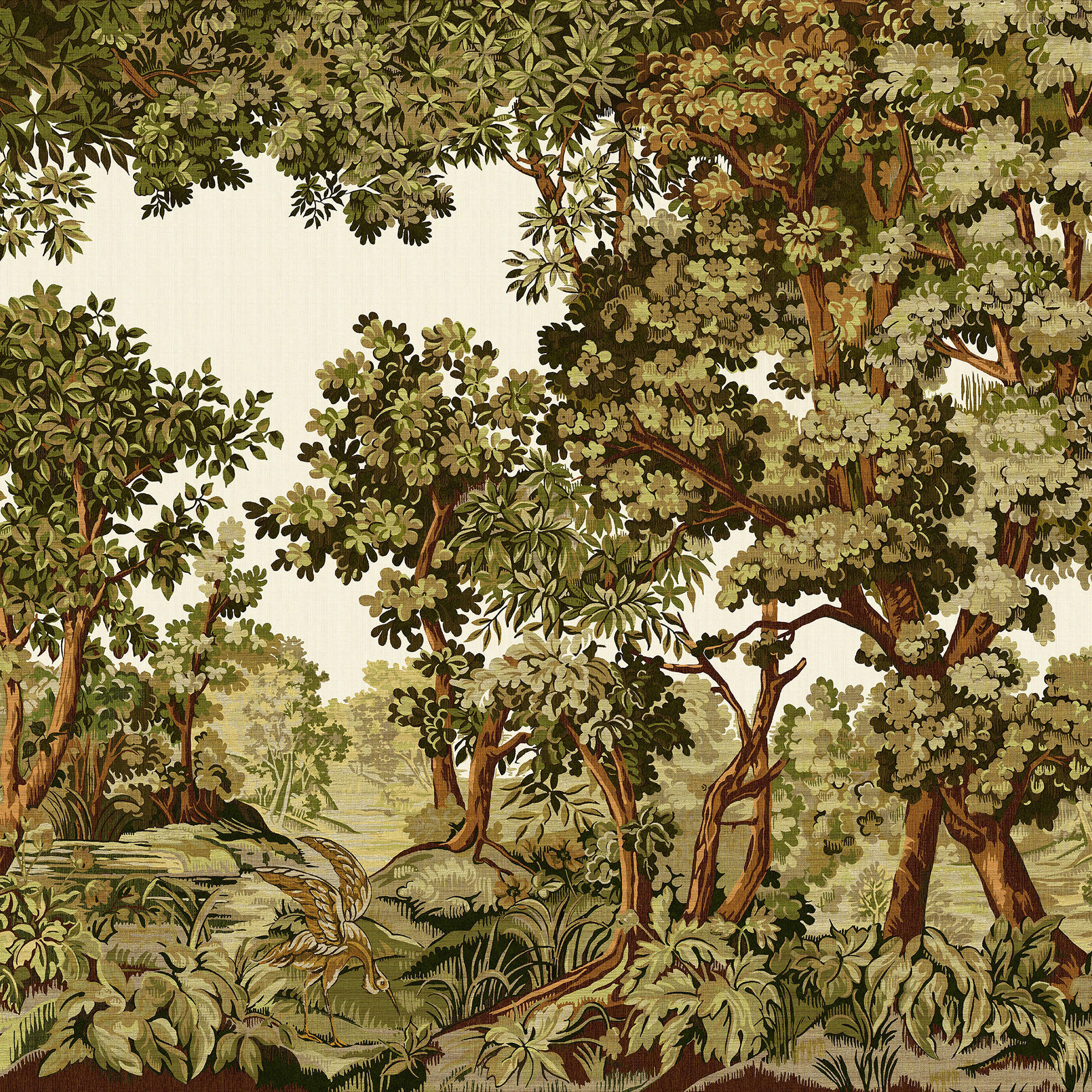 FOTOTAPETE Bodenham - Grün, Papier/Kunststoff (250/400cm) - Graham & Brown