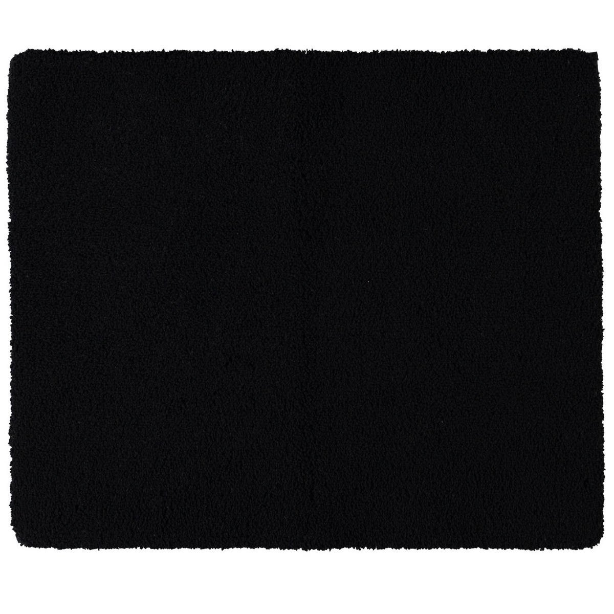 BADTEPPICHE SQUARE SCHWARZ - 15 - Schwarz, Textil (50/60cm) - Rhomtuft